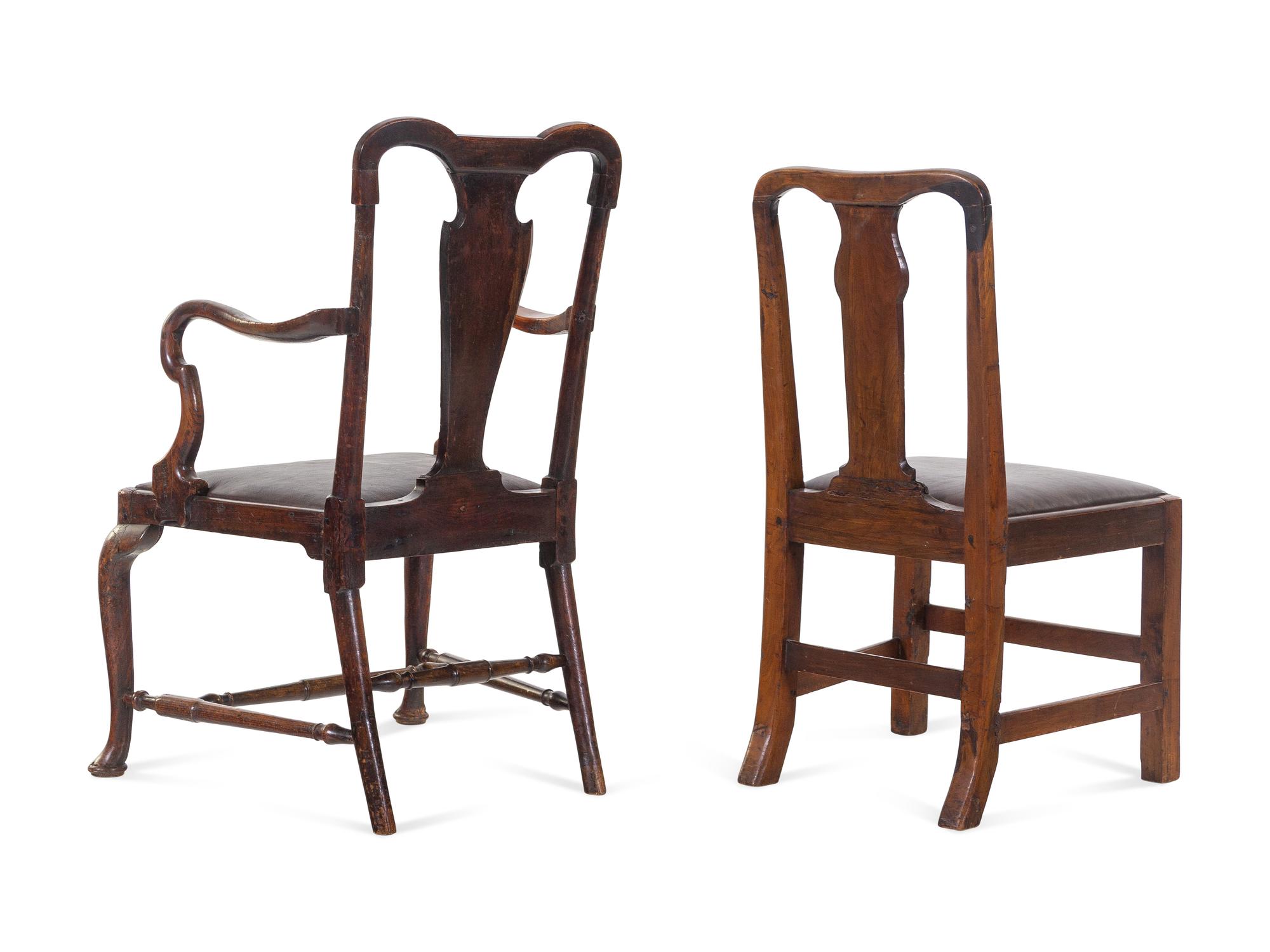 Two English Dining Chairs