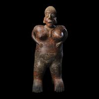 A Nayarit Terracotta Female Standing Figure