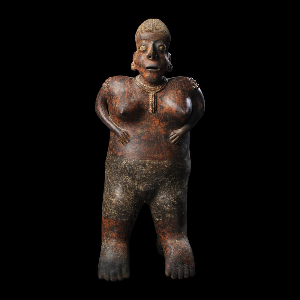 A Nayarit Terracotta Female Standing Figure