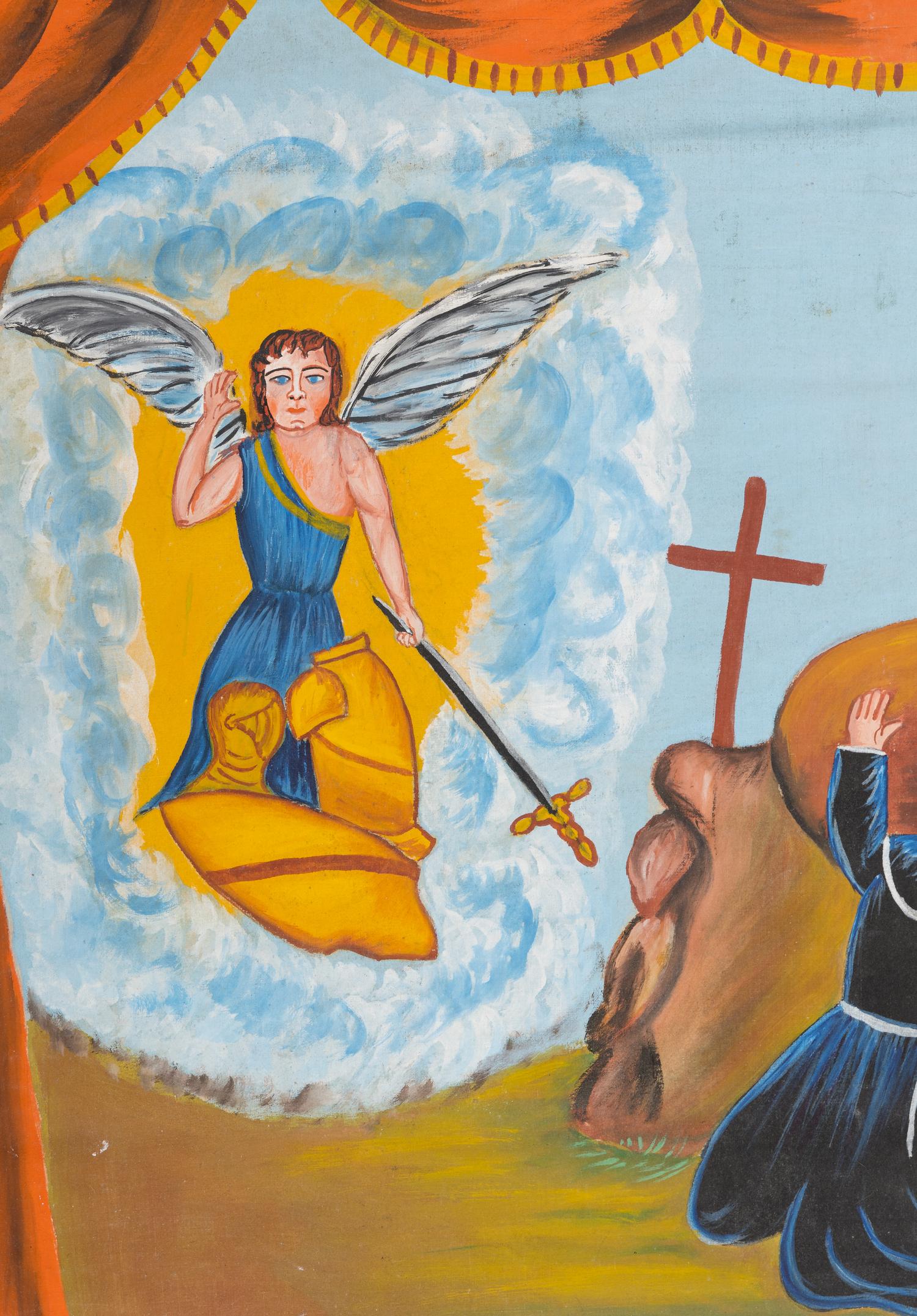 Paradiso and Untitled ( Vision of an Angel With Golden Armor) (a double-sided work)