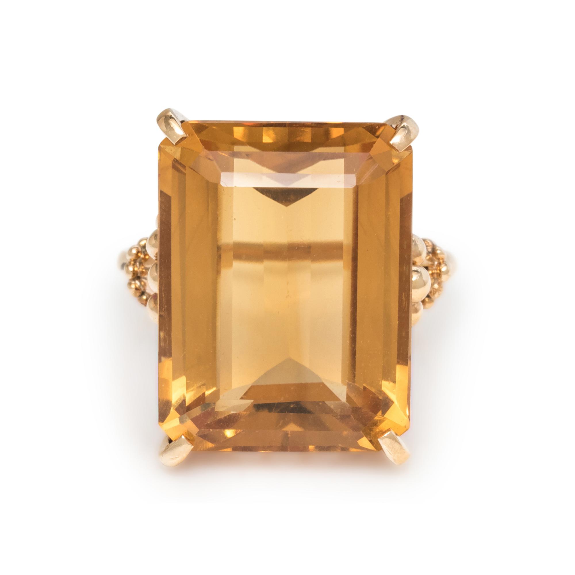 CITRINE RING