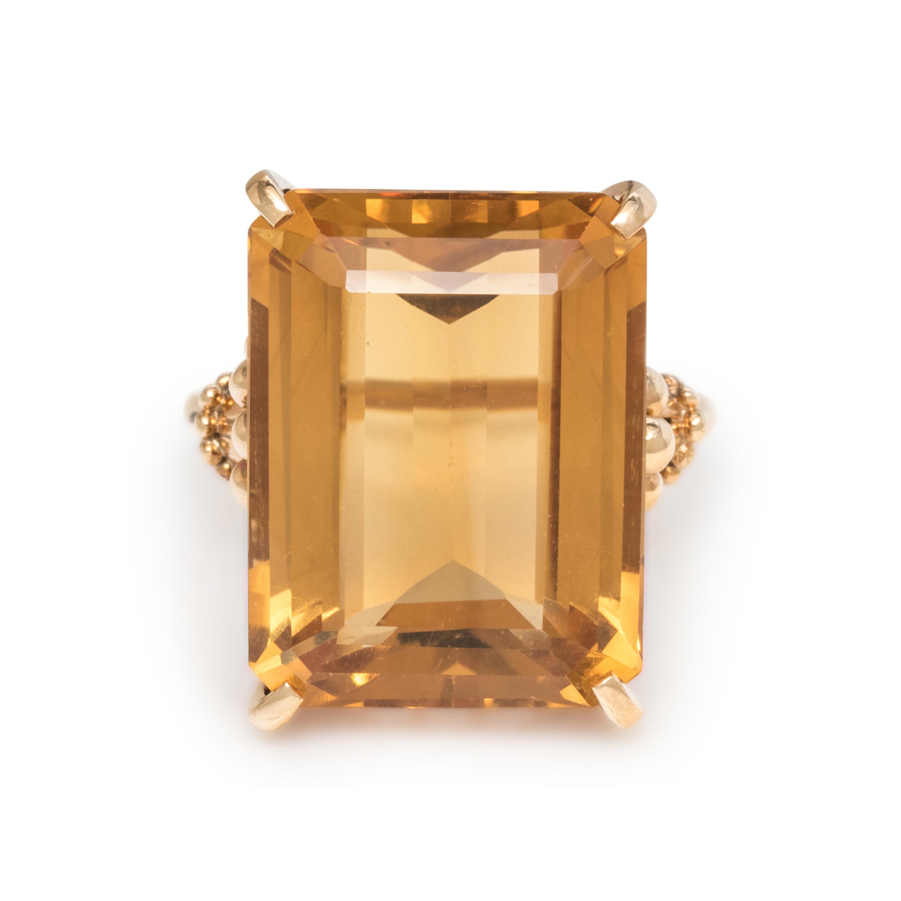 CITRINE RING
