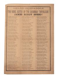 Grand Skedaddle of the Rebel Editor of the Savannah "Republican," James Roddy Sneed! N.p.: n.p., [ca 1864-1865].