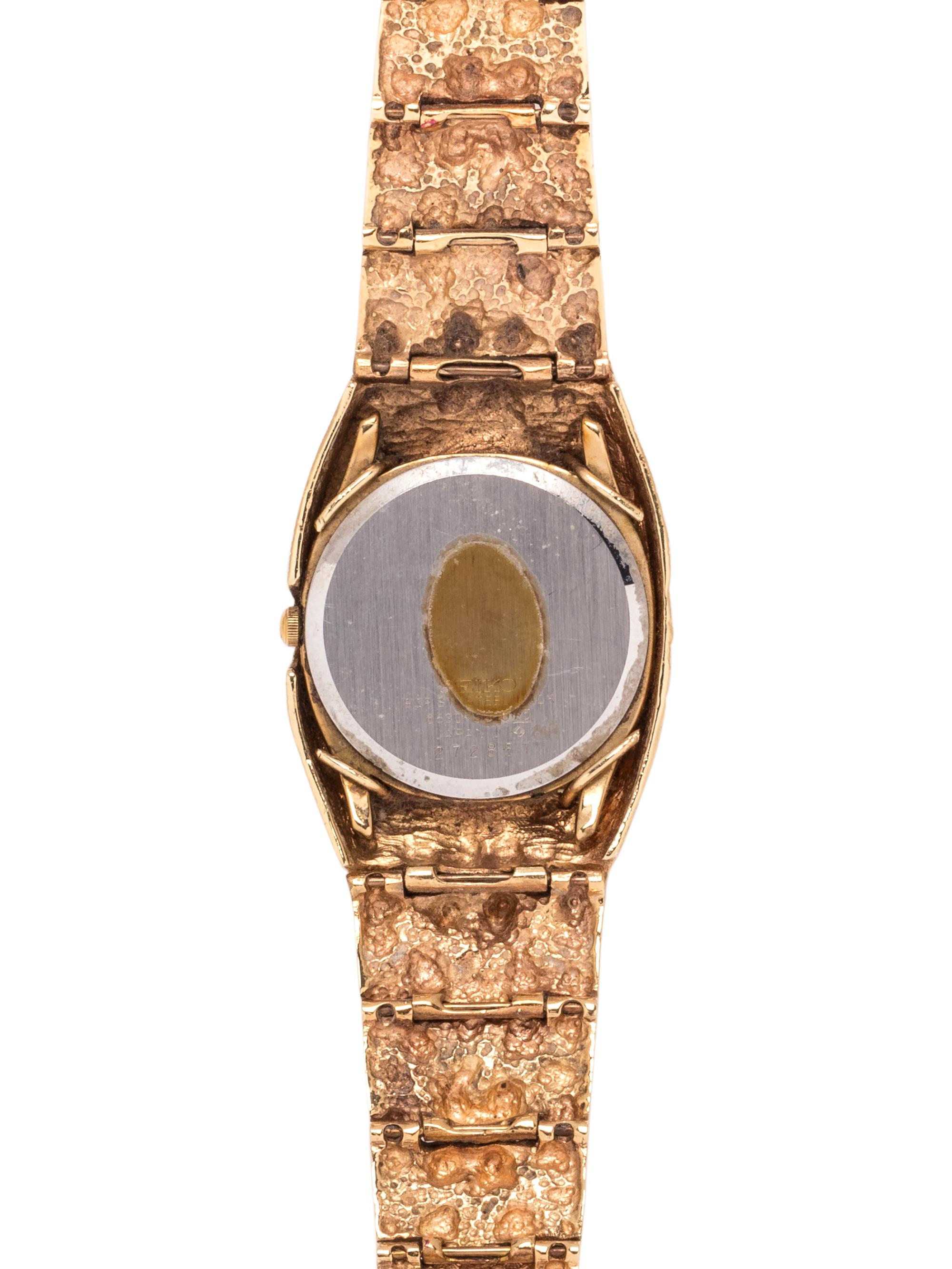 SEIKO, 14K YELLOW GOLD AND STAINLESS STEEL WRISTWATCH
