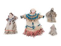 Siberian Beaded Hide Dolls