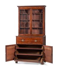 A George III Mahogany Secretary Bookcase