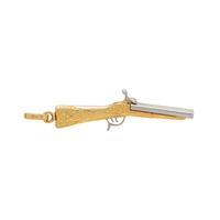 BICOLOR GOLD GUN CHARM