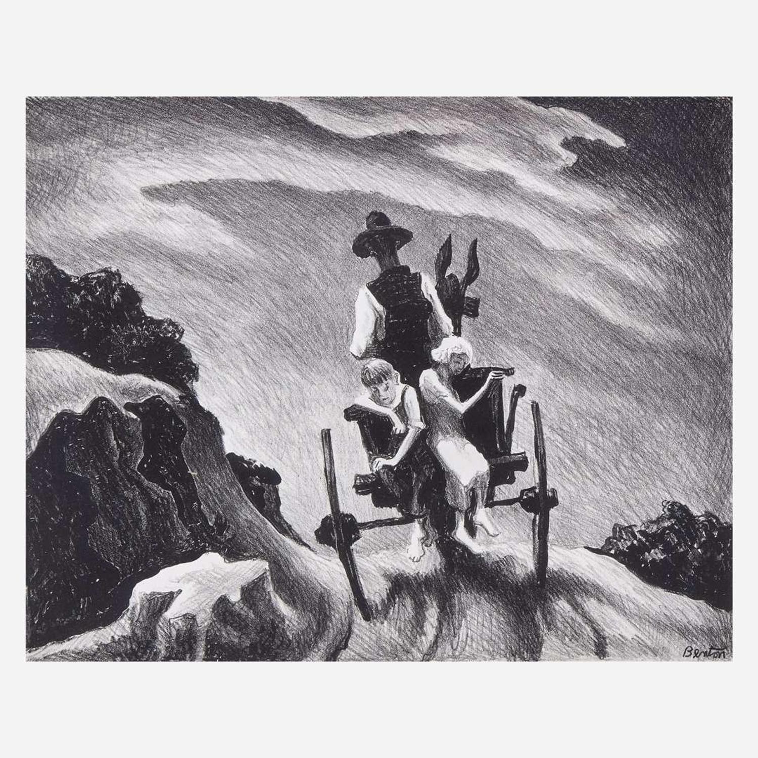 Thomas Hart Benton (American, 1889-1975) Goin' Home