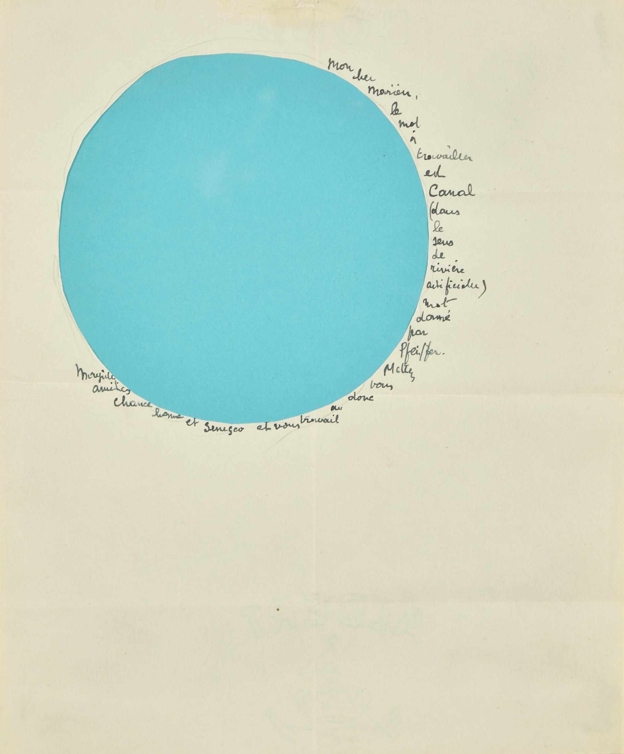 Lettre-Objet “Le Canal” (Likely to Léo Dohmen)