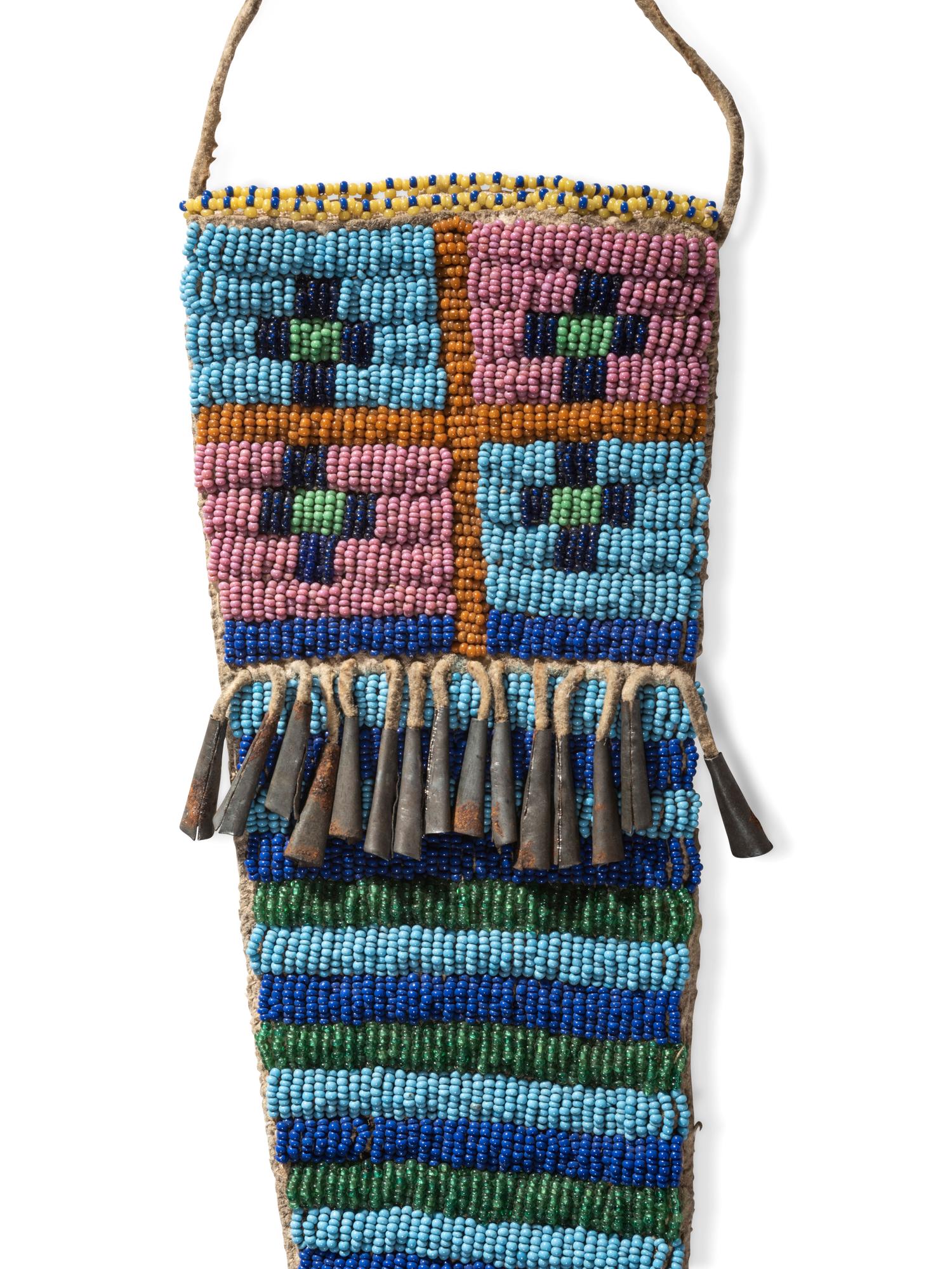 Blackfeet Beaded Hide Knife Sheath