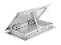 A Mexican Silver Table Casket
