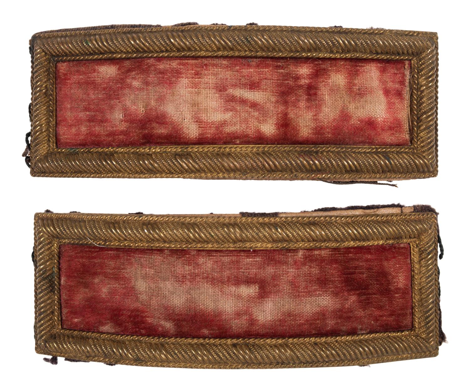 [CIVIL WAR]. Smith patent second lieutenant of artillery shoulder straps.