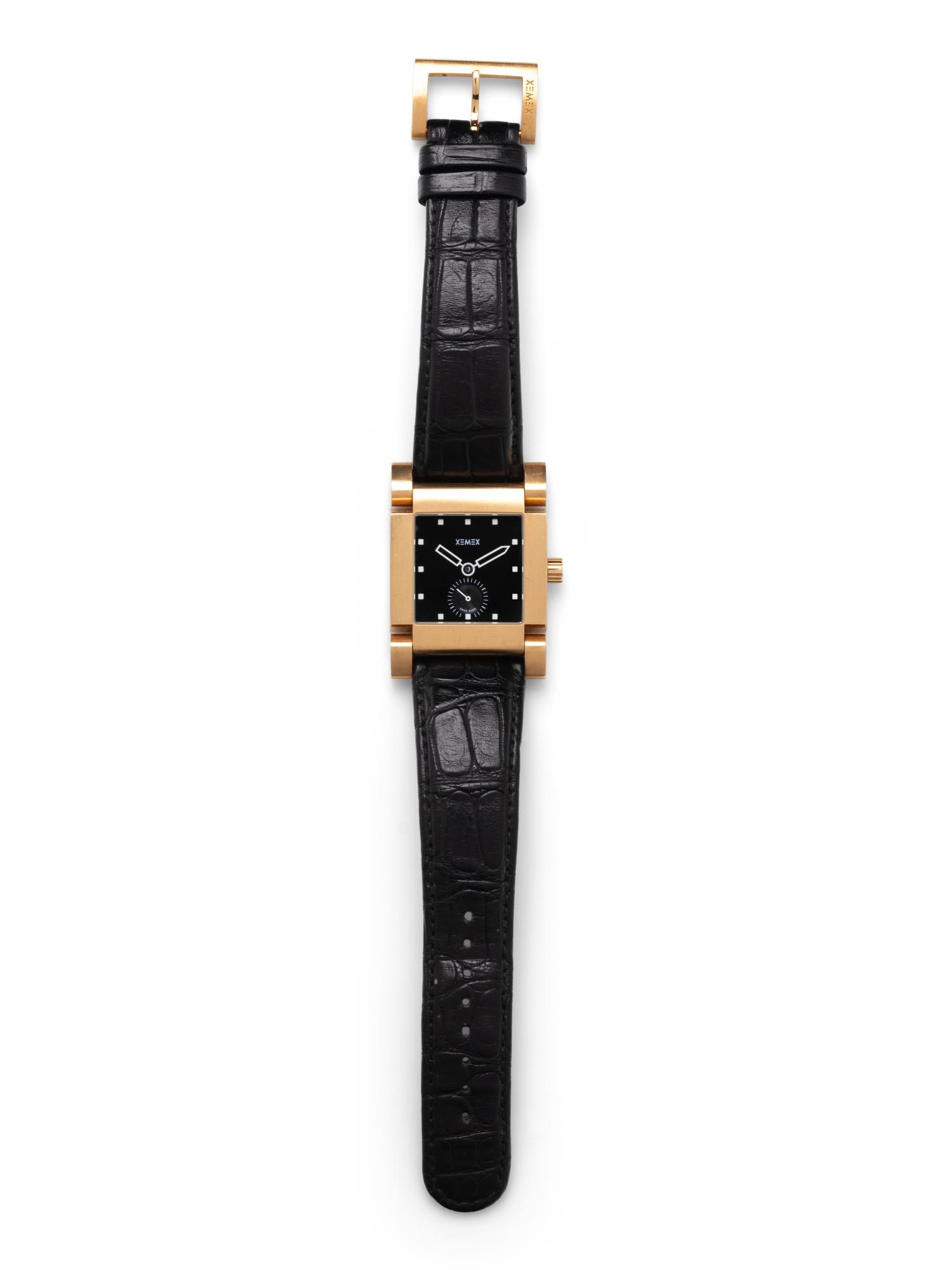 XEMEX, RUEDI KÜLLING, 18K PINK GOLD 'AVENUE' CHRONOGRAPH WRISTWATCH