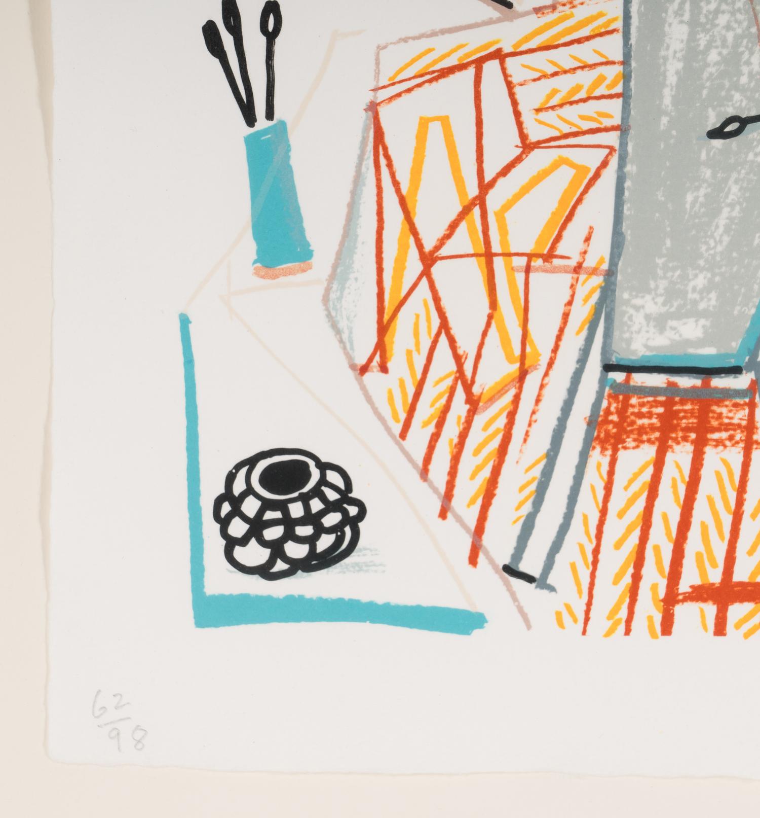 Pembroke Studio with Blue Chairs and Lamp (from Moving Focus ), 1984