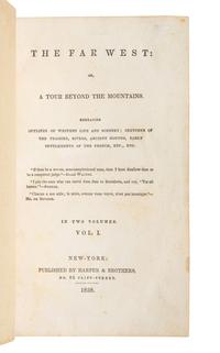 [WESTERN AMERICAN TRAVELOGUES]. A group of 3 works, comprising: