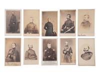 [CIVIL WAR]. A group of 31 CDVs of Union officers, incl. Generals ANDERSON, HOOKER, MCDOWELL, FRANKLIN, BURNSIDE, and FARRAGUT.
