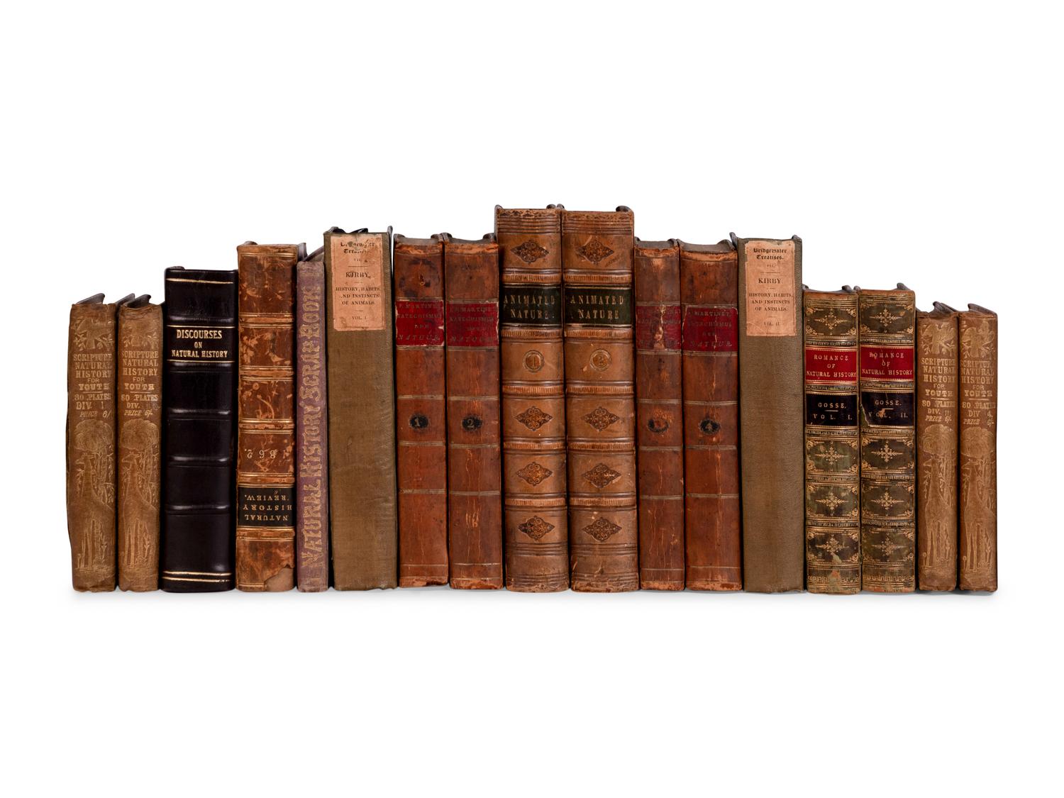 [NATURAL HISTORY]. A group 68 volumes of general natural history titles, including:
