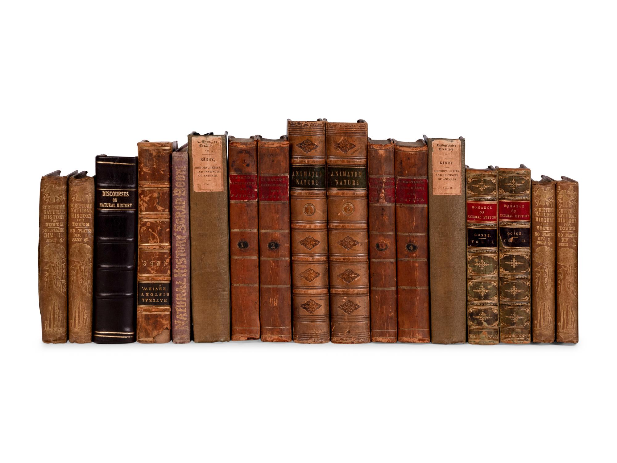 [NATURAL HISTORY]. A group 68 volumes of general natural history titles, including: