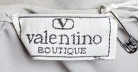 A Valentino Gray Silk Top, No size.