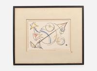 Katherine Sophie Dreier (American, 1877-1952), Three works from '1 to 40 Variations'