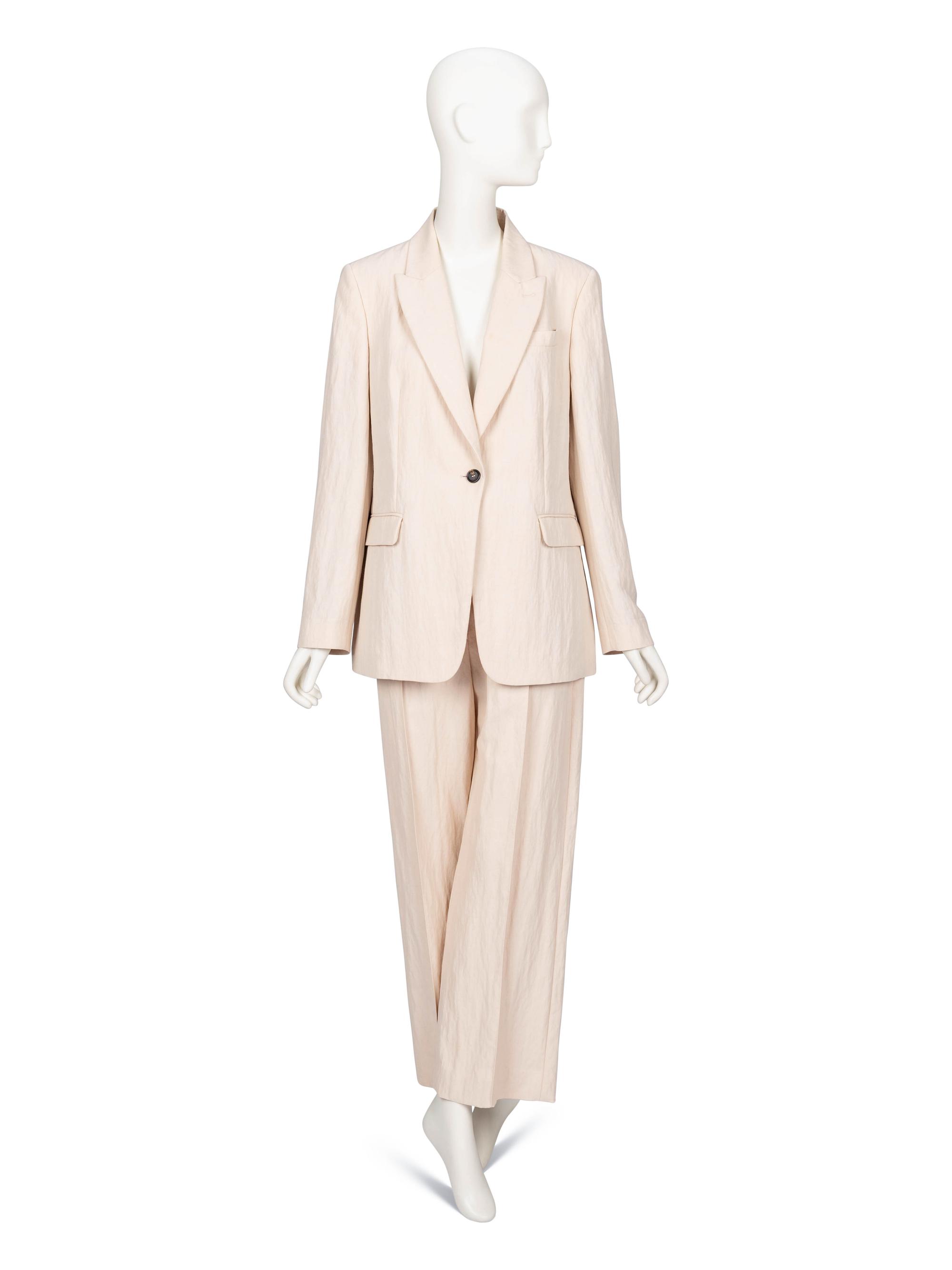 Brunello Cucinelli, Pale Pink Pantsuit