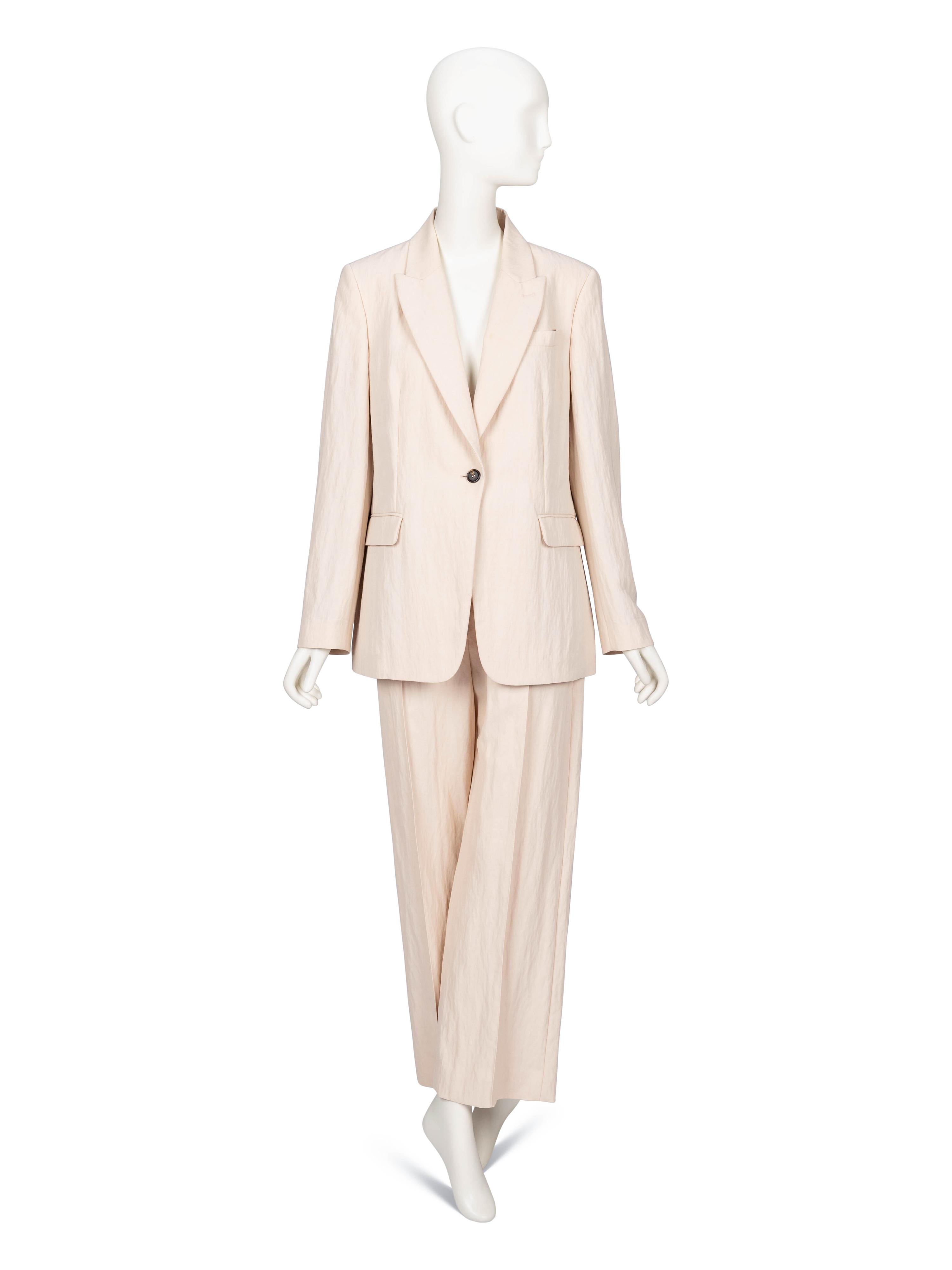 Brunello Cucinelli, Pale Pink Pantsuit