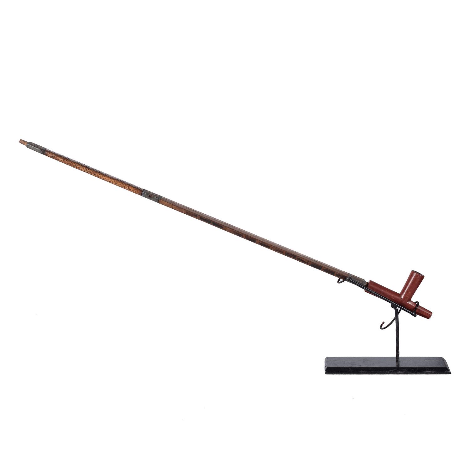 Sioux Calumet Pipe Stem, with Catlinite Bowl