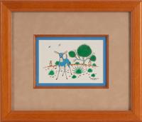 untitled, Blue Deer