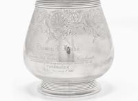 An assorted collection of eight George III, Victorian, Edward VII, and George V sterling silver tablewares, various makers, various dates ranging from 1781-1924