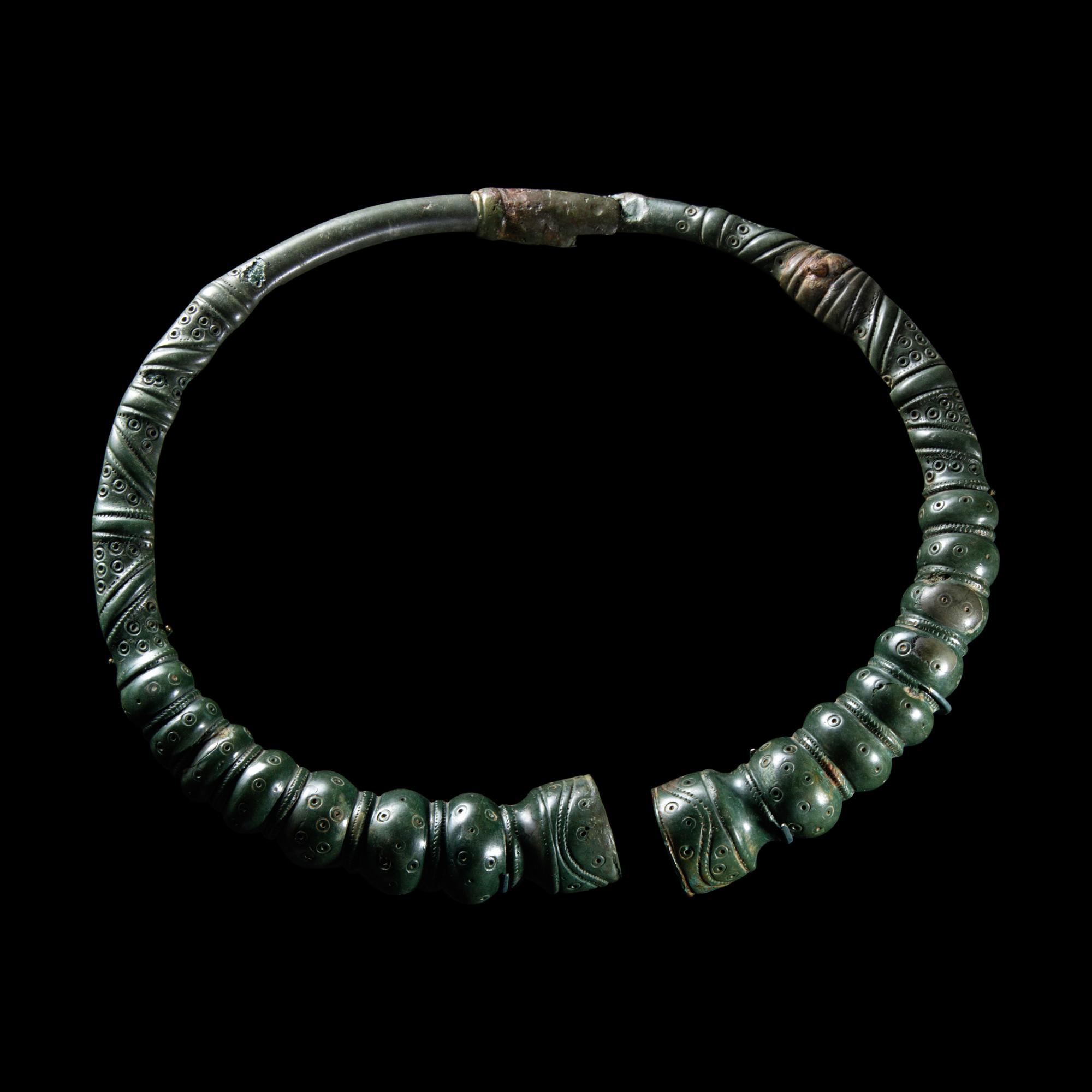 A Celtic Bronze Torque