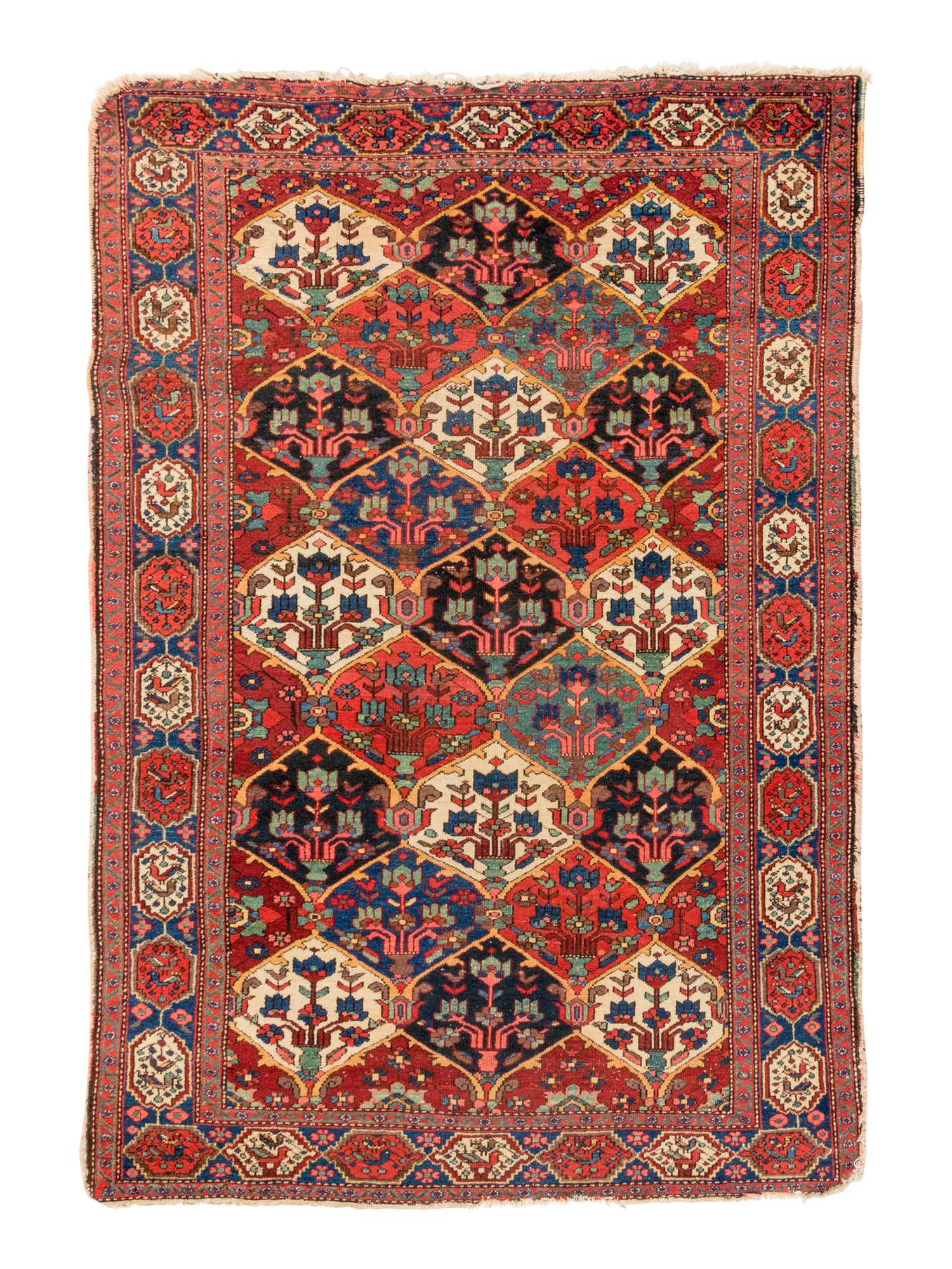 A Bakhtiari Wool Rug