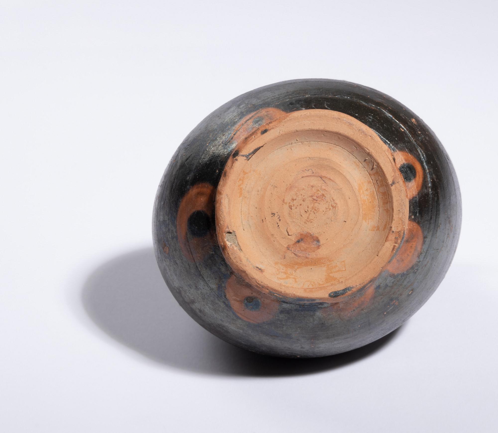 Two South Italian Black-Glazed Vessels