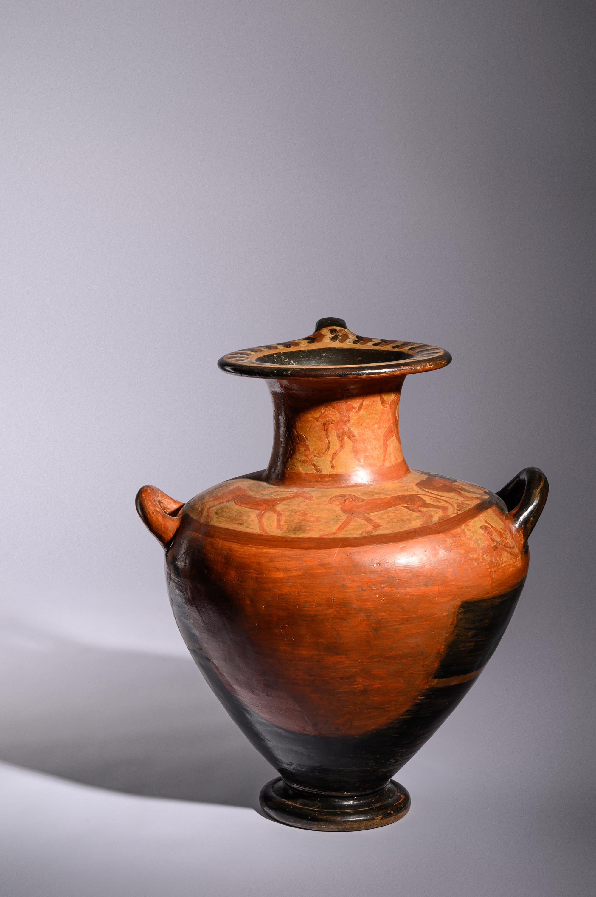 An Etruscan Black-Figured Hydria