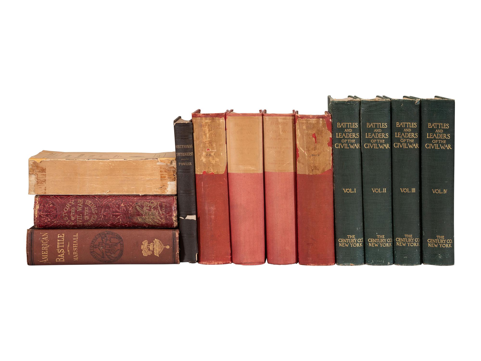 [CIVIL WAR]. General histories of the Civil War in 28 volumes.