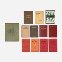 [Literature] Pound, Ezra Group of 8 First Edition Titles in 12 Volumes