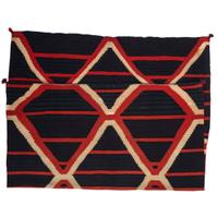 Navajo Late Classic Moki Pattern Serape / Rug