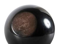 Black and Sienna Sgraffito Pottery Jar