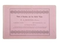 [NATIVE AMERICANS]. BONINE, E.A. (1843-1916), photographer. A group of 5 boudoir photographs of Yuma Indians. Yuma, Arizona and Los Angeles, California: [1880s].