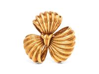 An 18 Karat Yellow Gold Brooch, Italian,