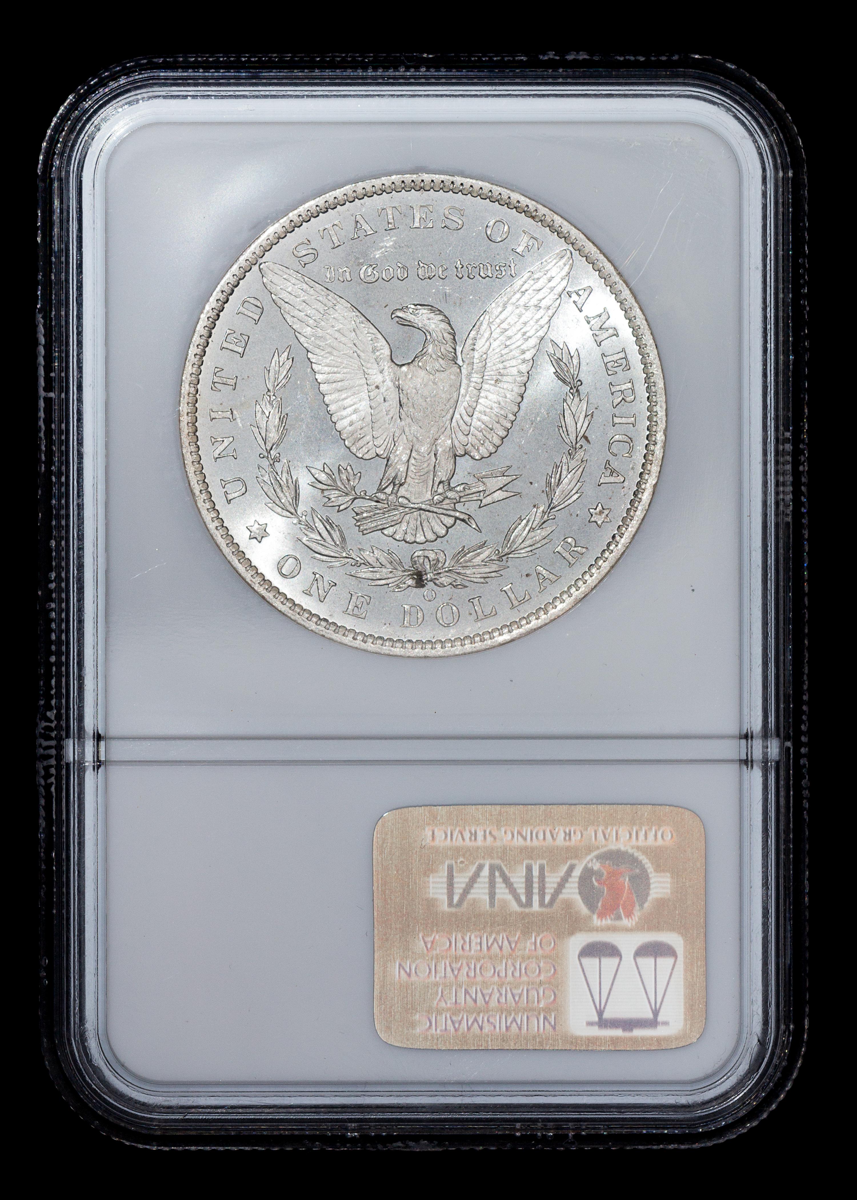 A United States 1885-O Morgan Silver $1 Coin
