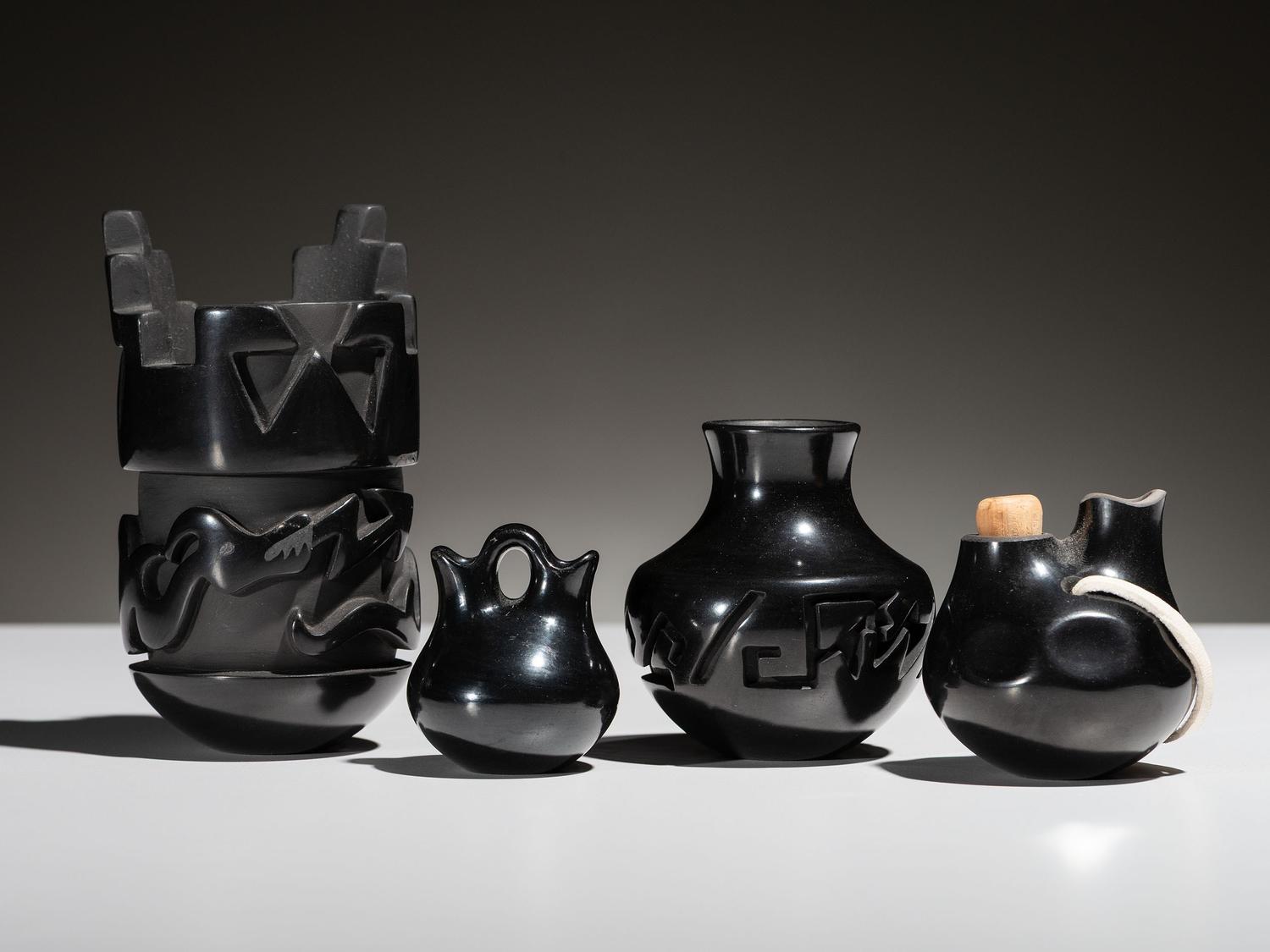 Miniature Blackware Pottery