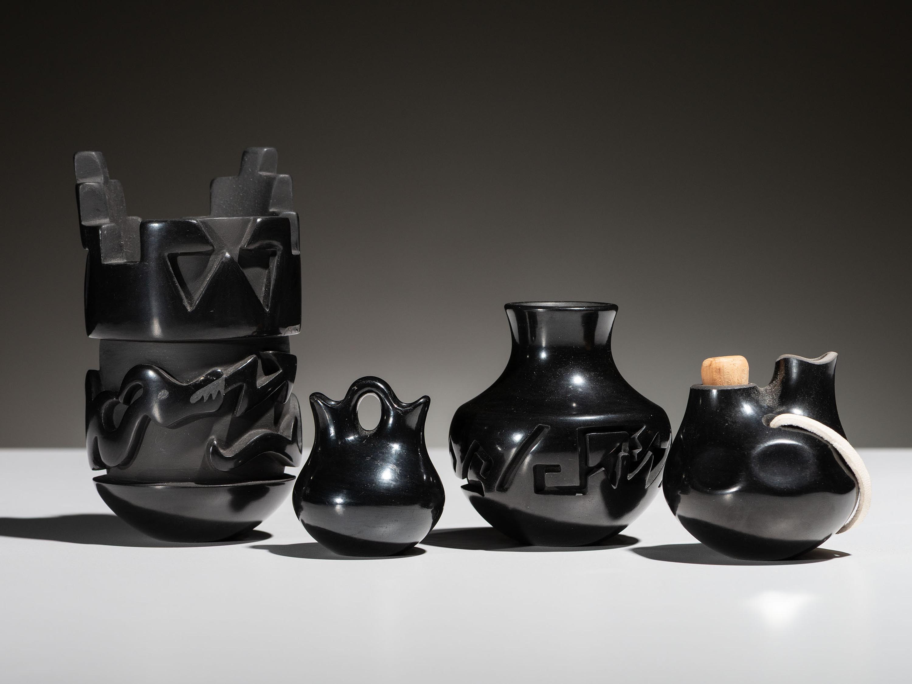 Miniature Blackware Pottery