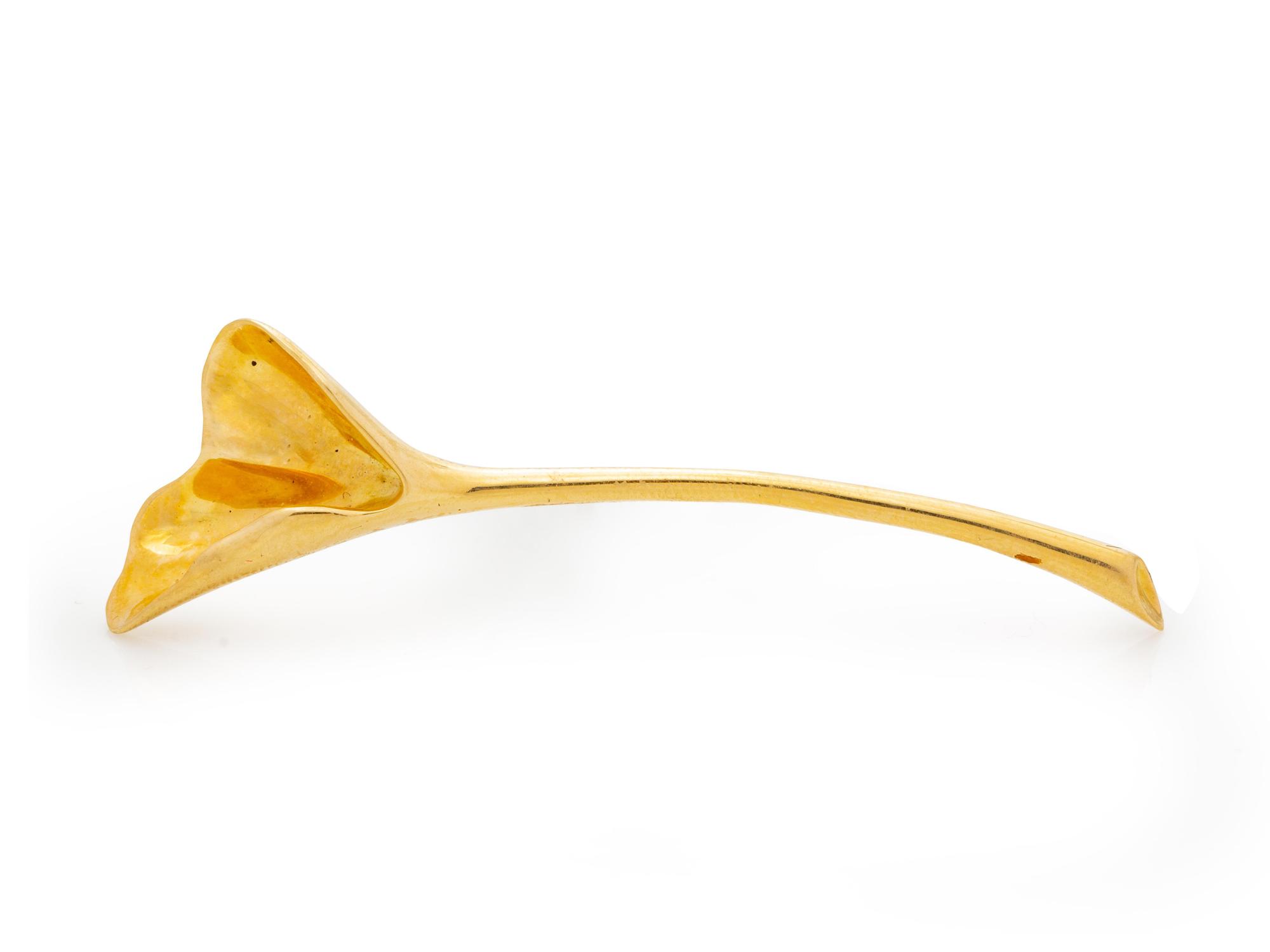 TIFFANY & CO., ANGELA CUMMINGS, YELLOW GOLD BROOCH