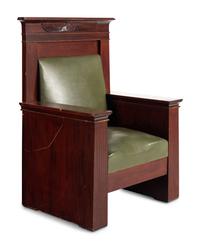 A Pair of Egyptian Revival Throne Chairs