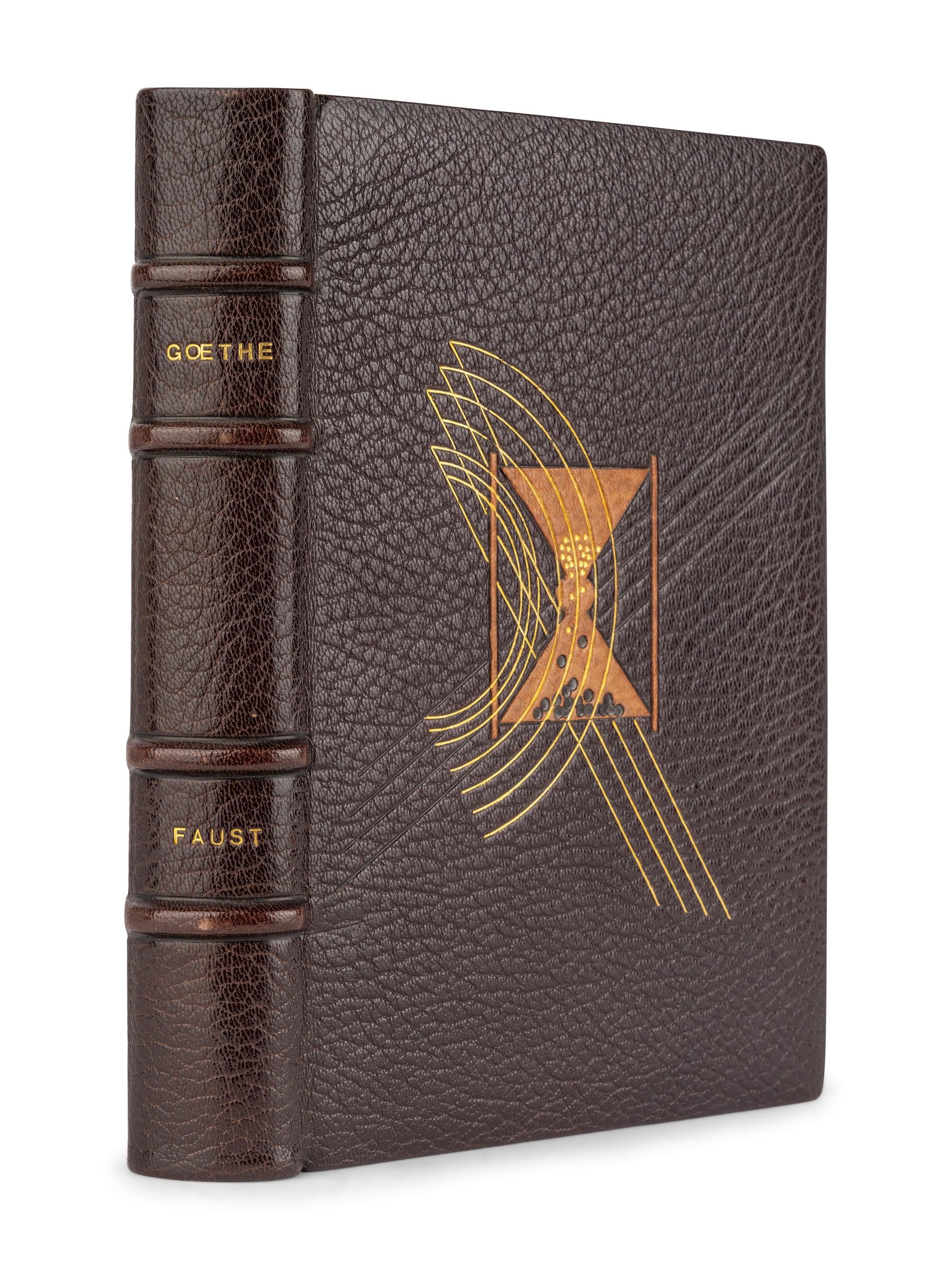 [BINDINGS] -- [ART DECO]. GIONO, Jean (1895-1970). Un de Baumugnes . [Paris]: Les Bibliophiles de l'Amérique Latine, 1930.