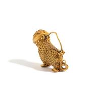 A Persian Gold Feline Earring