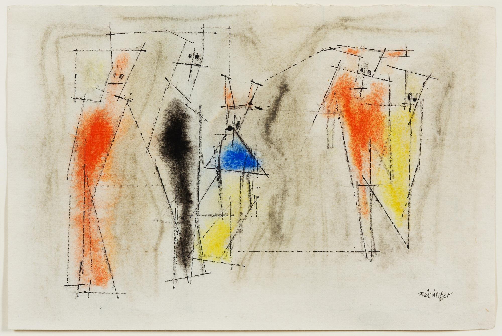 Lyonel Feininger, (German/American, 1871-1956), Ghosties, 1950