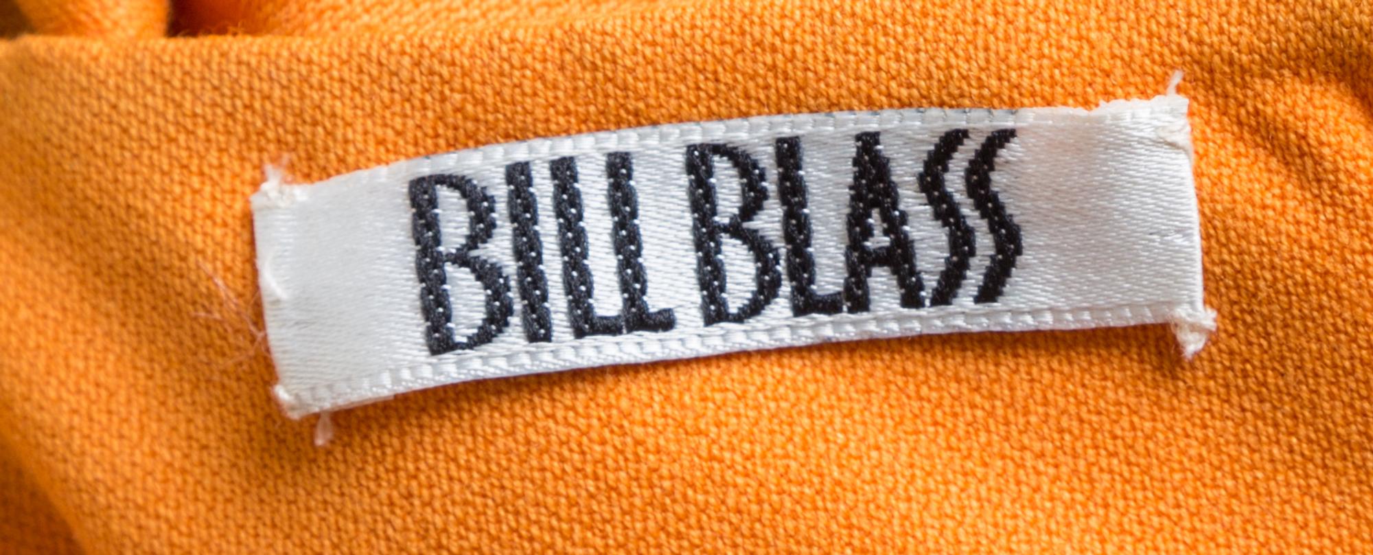 A Bill Blass Orange Wool Jumper, No size.