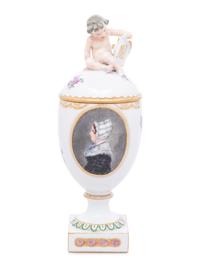 A Royal Copenhagen Porcelain Cup and Cover