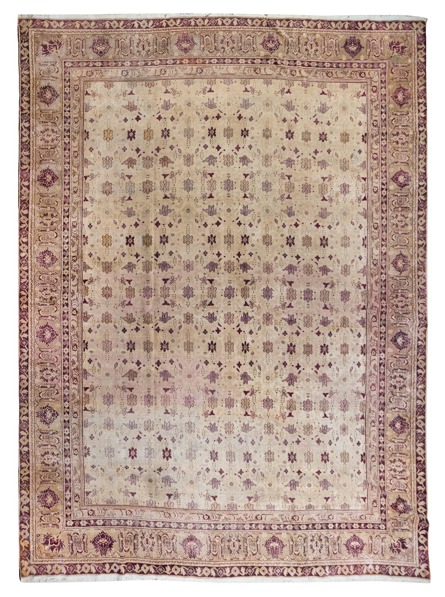 An Amritsar Wool Rug 12 feet 5 inches x 9 feet 9 inches. — FIRST HALF 20TH CENTURY